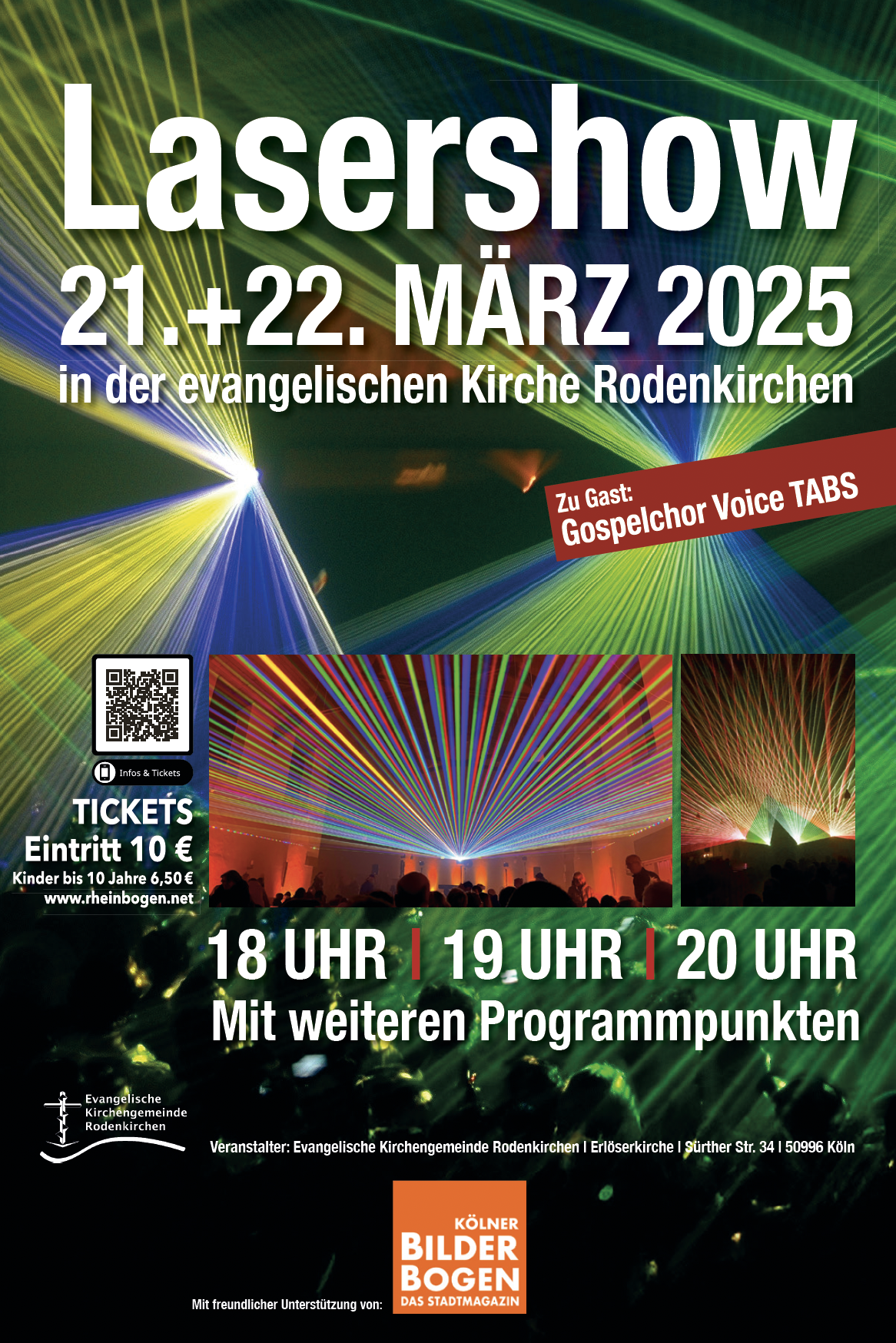 You are currently viewing Lasershow in der Erlöserkirche